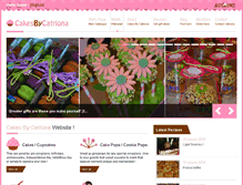 Tablet Screenshot of cakesbycatriona.com